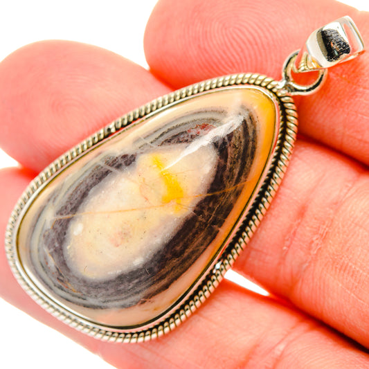 Bumble Bee Jasper Pendants handcrafted by Ana Silver Co - PD28727