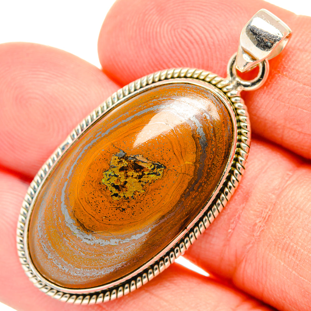 Tiger Iron Pendants handcrafted by Ana Silver Co - PD28729