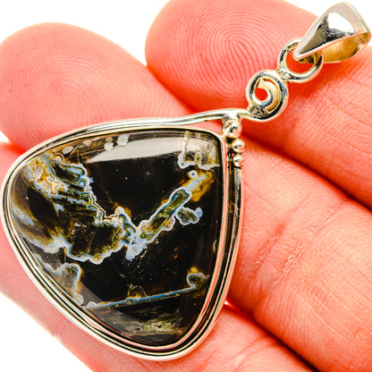 Turkish Tube Agate Pendants handcrafted by Ana Silver Co - PD28731