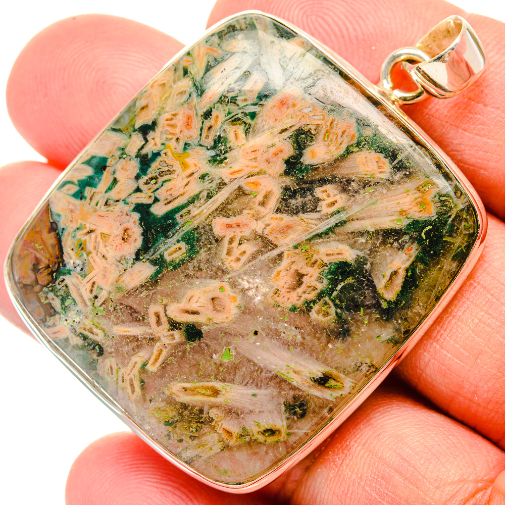 Turkish Tube Agate Pendants handcrafted by Ana Silver Co - PD28732