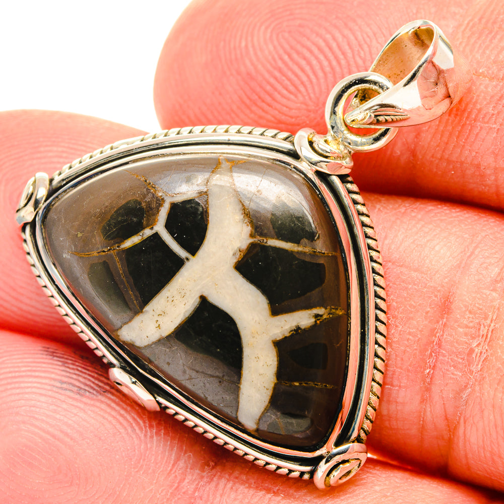 Septarian Geode Pendants handcrafted by Ana Silver Co - PD28756