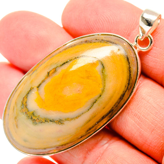 Bumble Bee Jasper Pendants handcrafted by Ana Silver Co - PD28763
