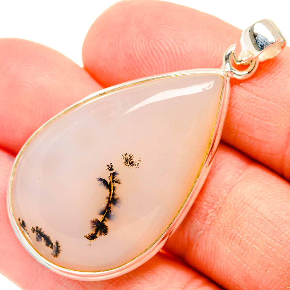 Dendritic Opal Pendants handcrafted by Ana Silver Co - PD28773