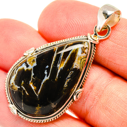 Turkish Tube Agate Pendants handcrafted by Ana Silver Co - PD28778