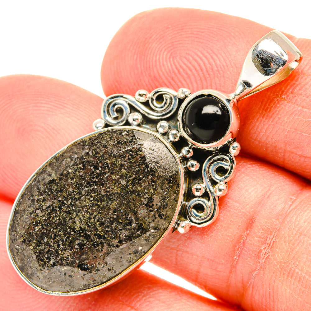 Tourmalinated Quartz Pendants handcrafted by Ana Silver Co - PD28789