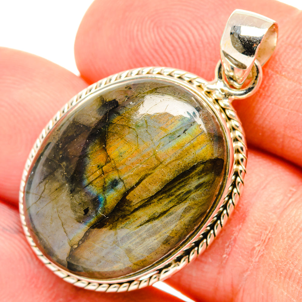 Labradorite Pendants handcrafted by Ana Silver Co - PD28806