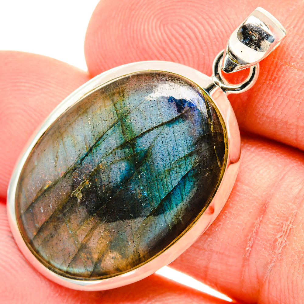 Labradorite Pendants handcrafted by Ana Silver Co - PD28813