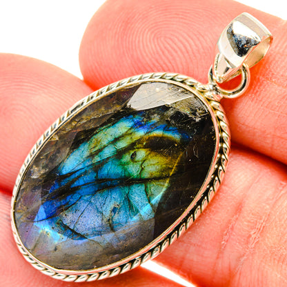 Labradorite Pendants handcrafted by Ana Silver Co - PD28815