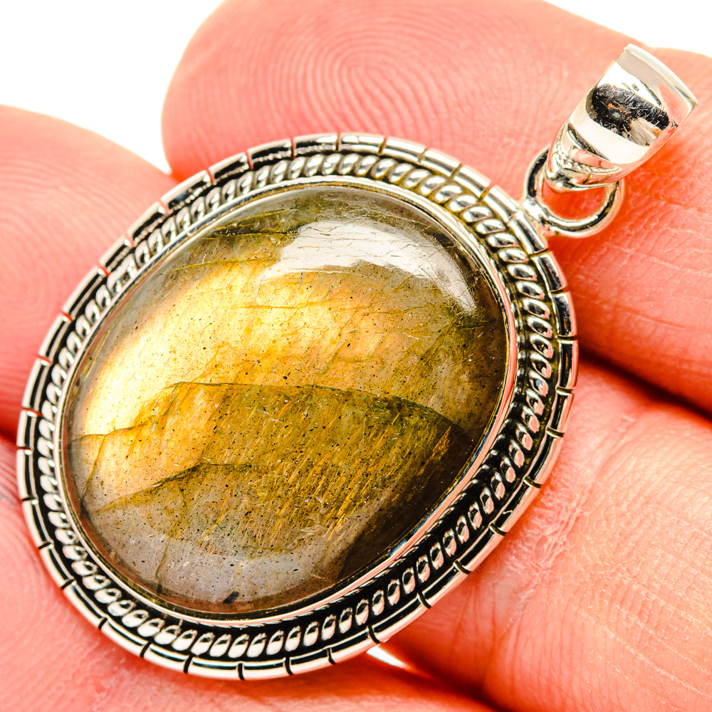 Labradorite Pendants handcrafted by Ana Silver Co - PD28817