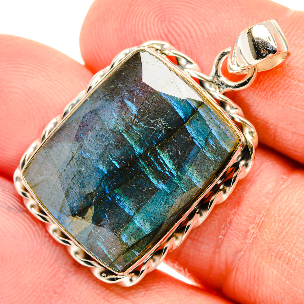 Labradorite Pendants handcrafted by Ana Silver Co - PD28821