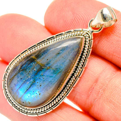 Labradorite Pendants handcrafted by Ana Silver Co - PD28826