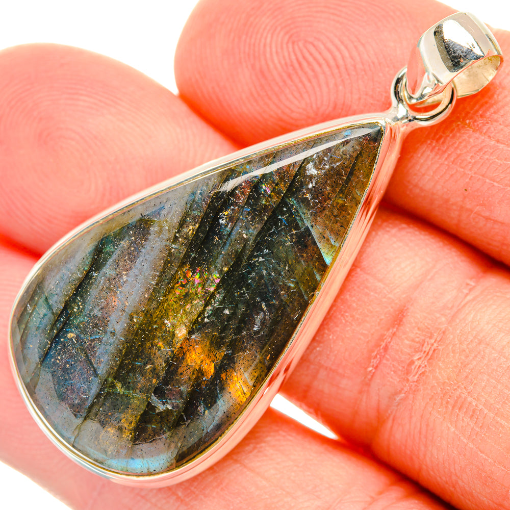 Labradorite Pendants handcrafted by Ana Silver Co - PD28828