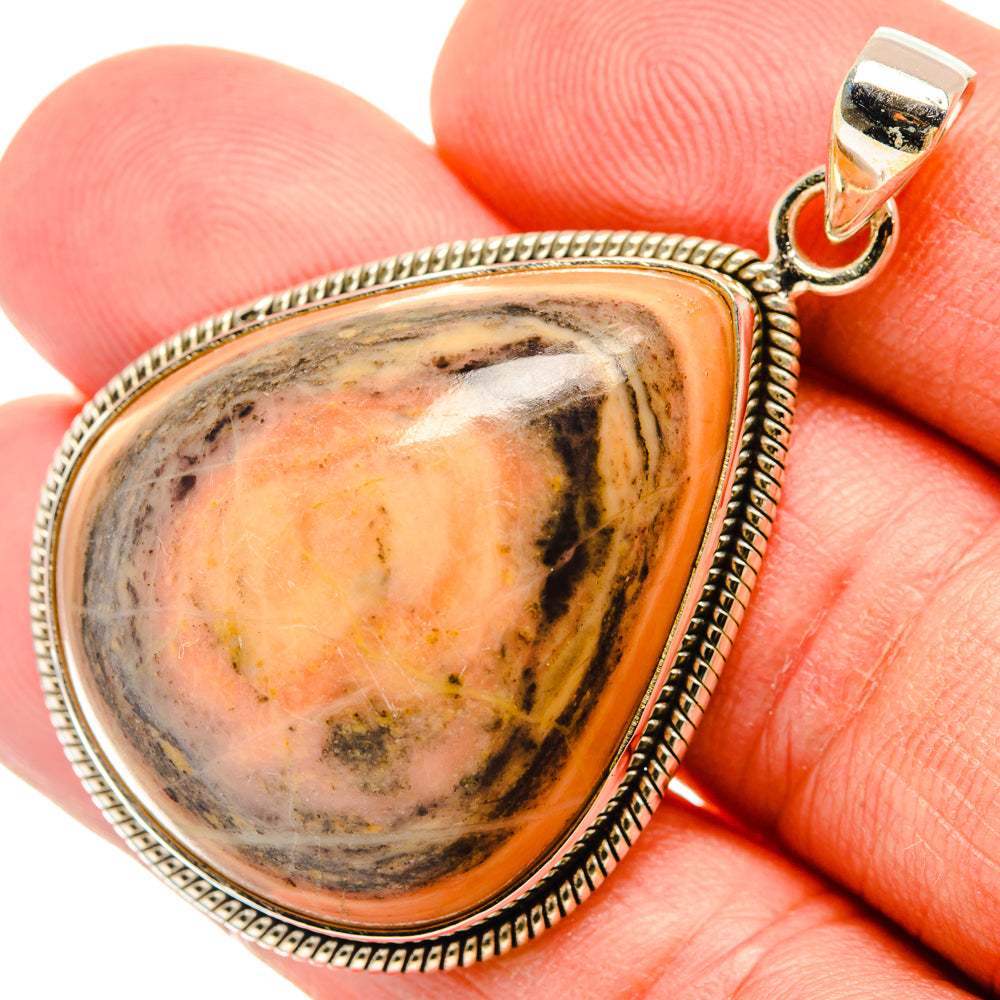 Bumble Bee Jasper Pendants handcrafted by Ana Silver Co - PD28840