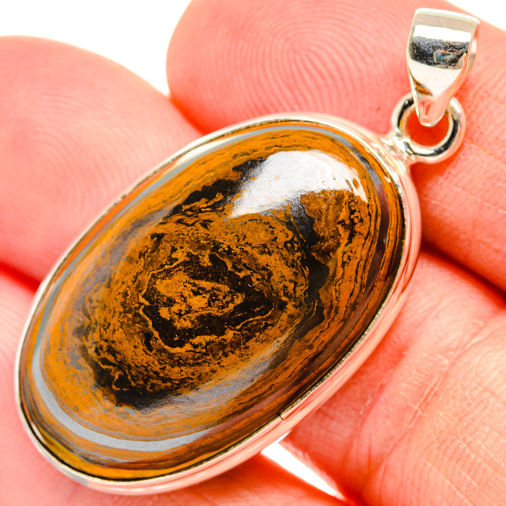 Tiger Iron Pendants handcrafted by Ana Silver Co - PD28841