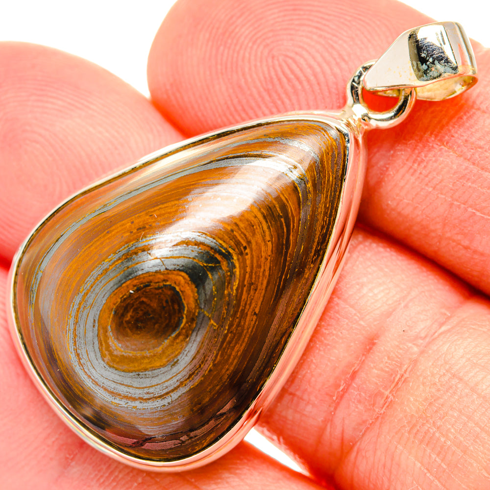 Tiger Iron Pendants handcrafted by Ana Silver Co - PD28843