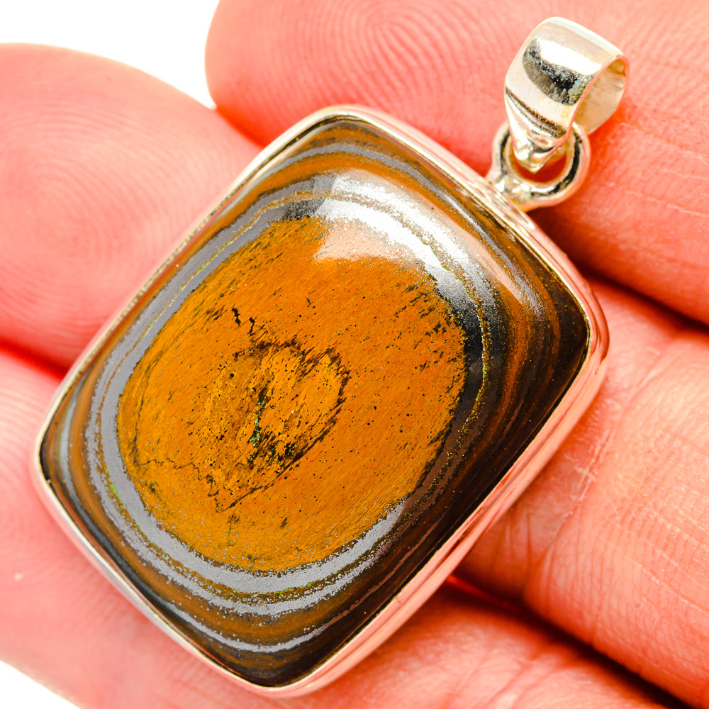 Tiger Iron Pendants handcrafted by Ana Silver Co - PD28852
