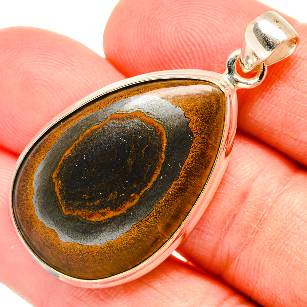 Tiger Iron Pendants handcrafted by Ana Silver Co - PD28853