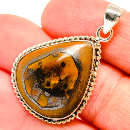 Tiger Iron Pendants handcrafted by Ana Silver Co - PD28855