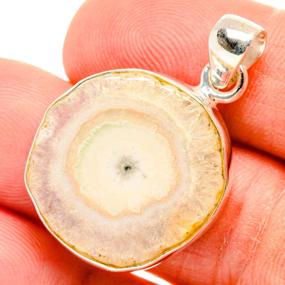 White Quartz Pendants handcrafted by Ana Silver Co - PD28864