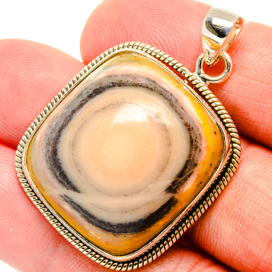 Bumble Bee Jasper Pendants handcrafted by Ana Silver Co - PD28866