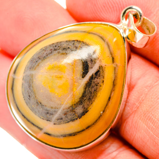 Bumble Bee Jasper Pendants handcrafted by Ana Silver Co - PD28875