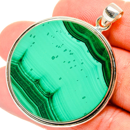 Malachite Pendants handcrafted by Ana Silver Co - PD28881