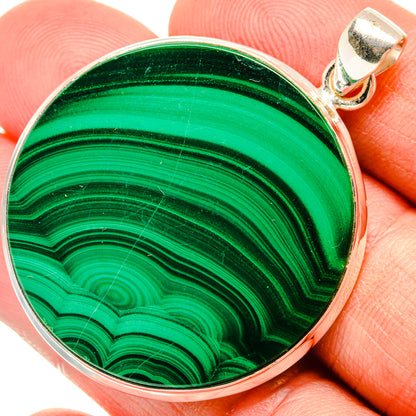 Malachite Pendants handcrafted by Ana Silver Co - PD28882
