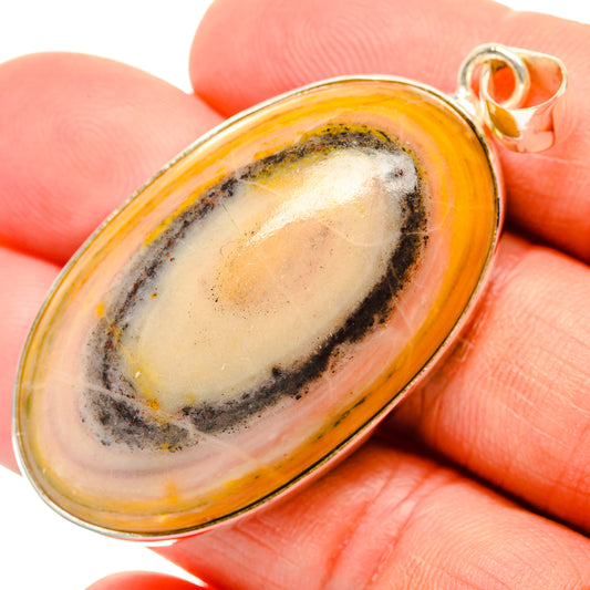 Bumble Bee Jasper Pendants handcrafted by Ana Silver Co - PD28884