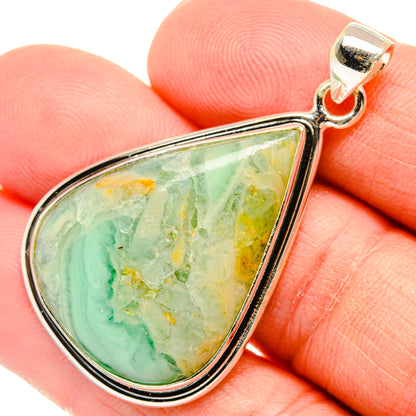 Peruvian Opal Pendants handcrafted by Ana Silver Co - PD28894