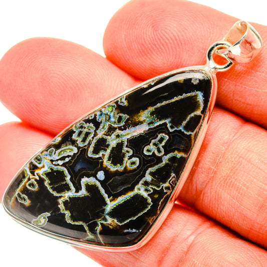 Turkish Tube Agate Pendants handcrafted by Ana Silver Co - PD28898