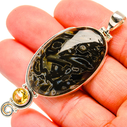 Turkish Tube Agate Pendants handcrafted by Ana Silver Co - PD28900