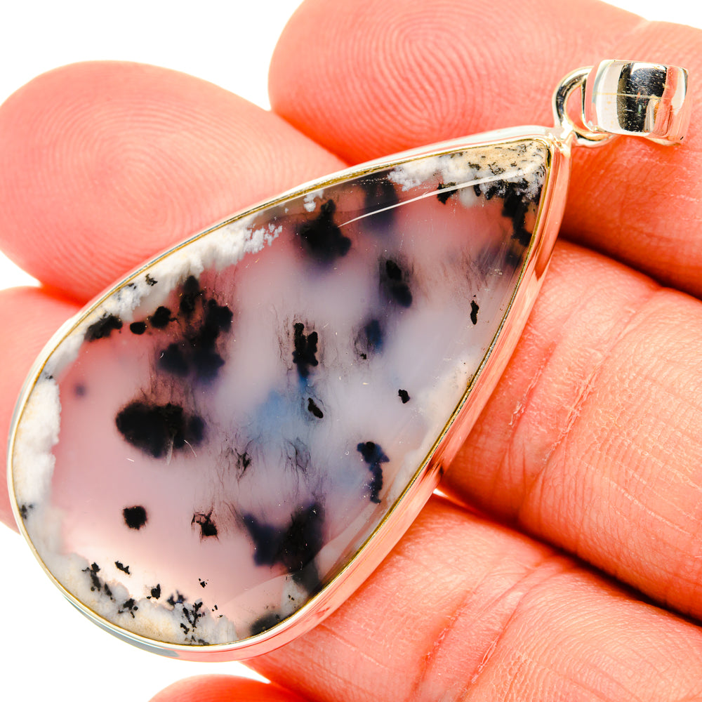 Dendritic Opal Pendants handcrafted by Ana Silver Co - PD28904