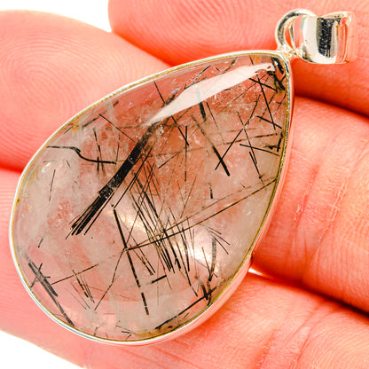 Tourmalinated Quartz Pendants handcrafted by Ana Silver Co - PD28907