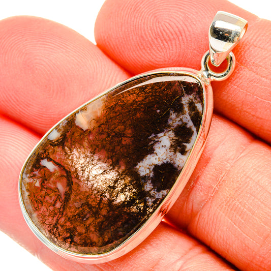 Moss Agate Pendants handcrafted by Ana Silver Co - PD28910