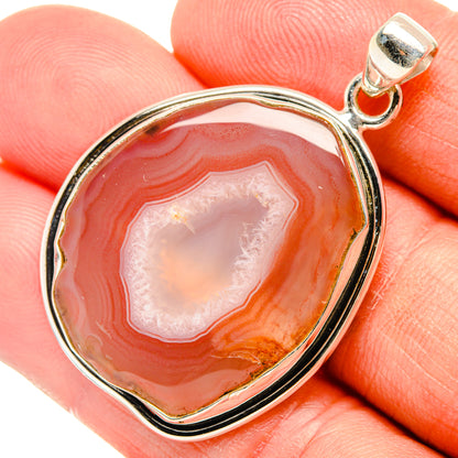 Botswana Agate Pendants handcrafted by Ana Silver Co - PD28911