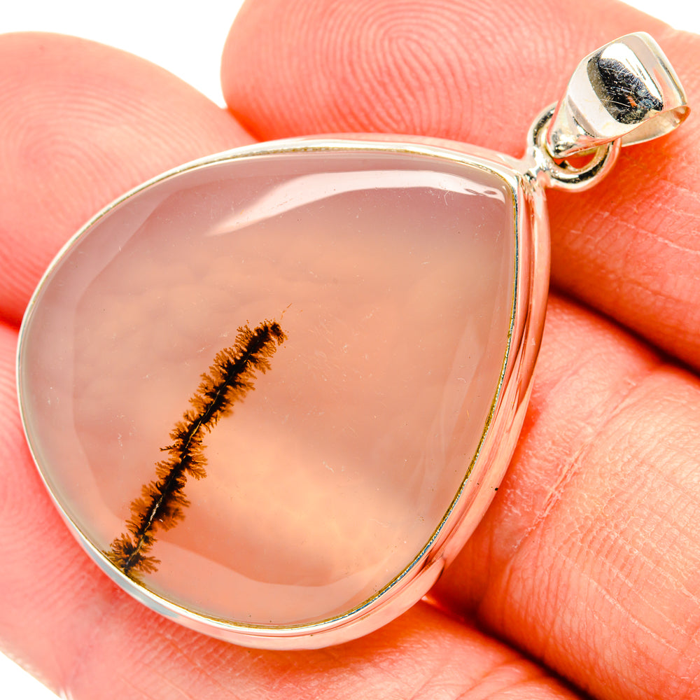 Dendritic Opal Pendants handcrafted by Ana Silver Co - PD28914