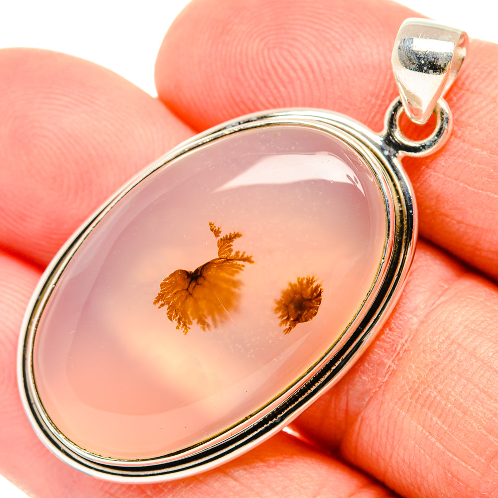 Dendritic Opal Pendants handcrafted by Ana Silver Co - PD28915