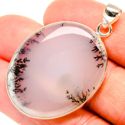 Dendritic Opal Pendants handcrafted by Ana Silver Co - PD28921