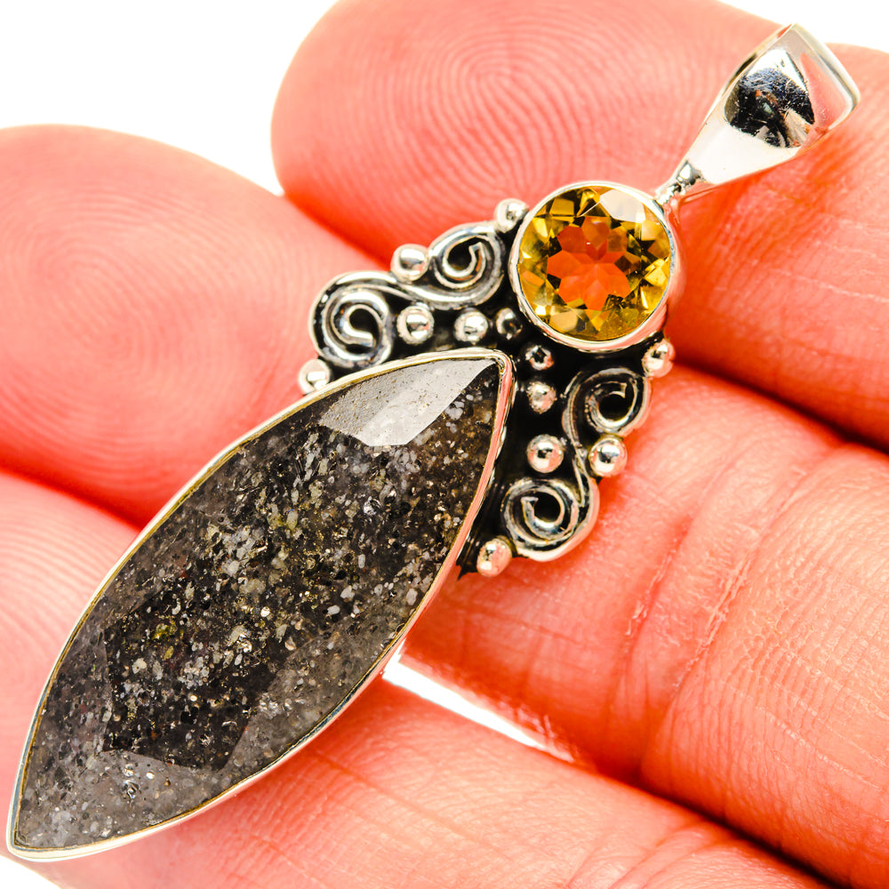 Lepidocrocite Quartz Pendants handcrafted by Ana Silver Co - PD28925