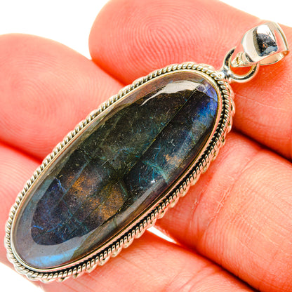 Labradorite Pendants handcrafted by Ana Silver Co - PD28939
