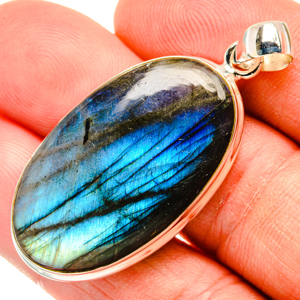 Labradorite Pendants handcrafted by Ana Silver Co - PD28940