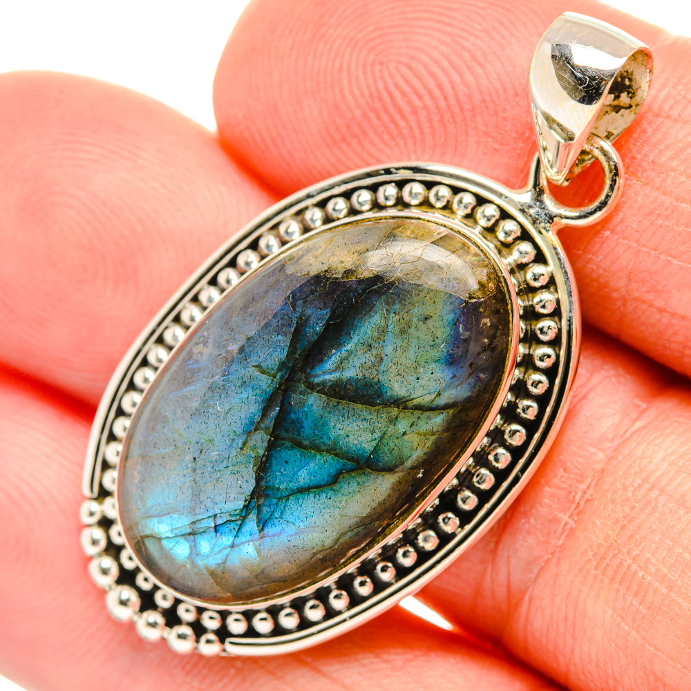 Labradorite Pendants handcrafted by Ana Silver Co - PD28945