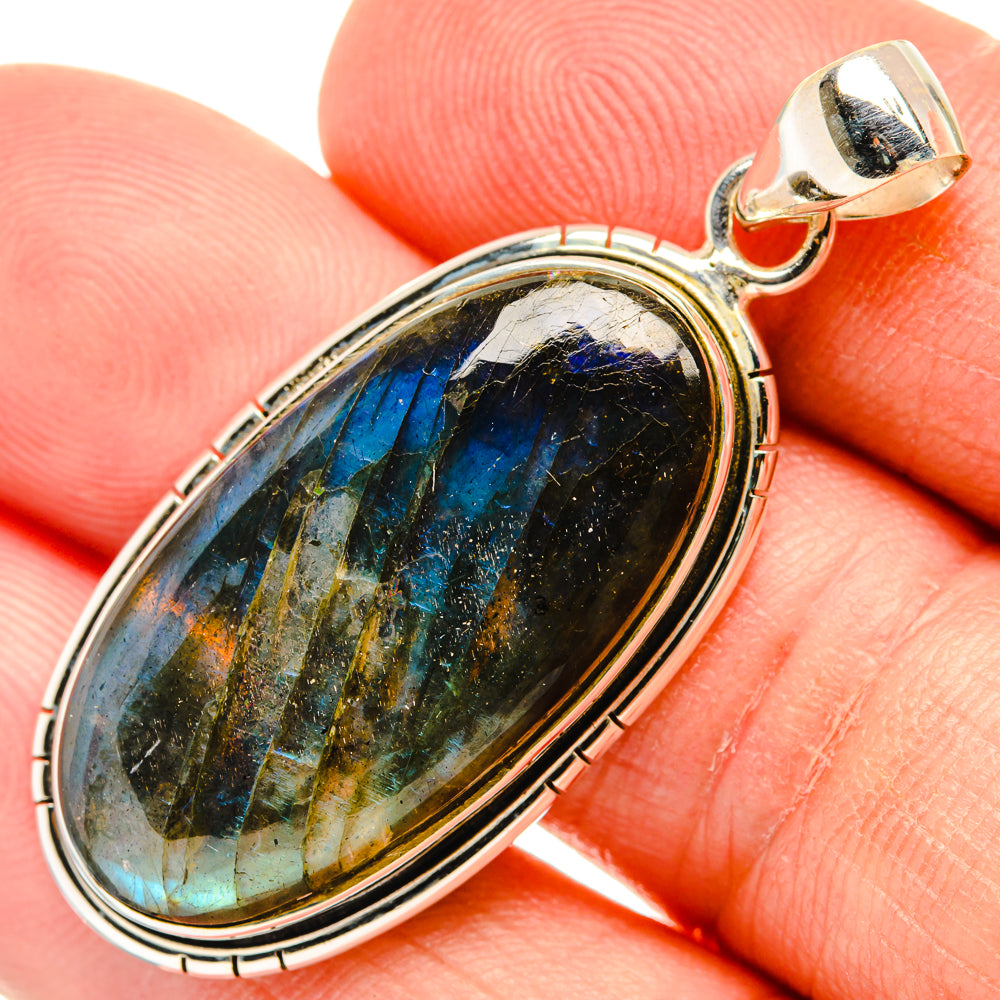 Labradorite Pendants handcrafted by Ana Silver Co - PD28952