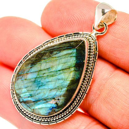 Labradorite Pendants handcrafted by Ana Silver Co - PD28956