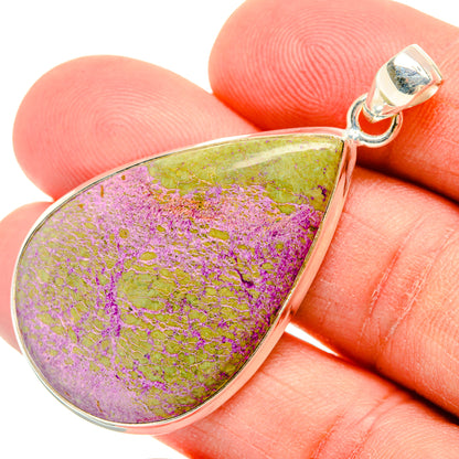 Stichtite Pendants handcrafted by Ana Silver Co - PD28962