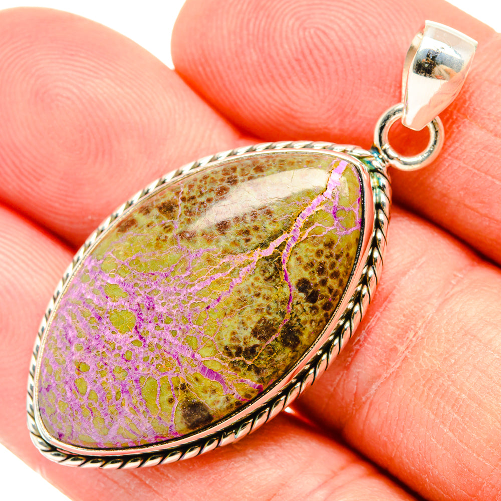 Stichtite Pendants handcrafted by Ana Silver Co - PD28978