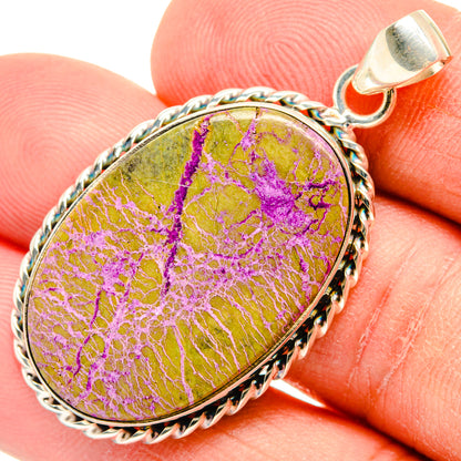 Stichtite Pendants handcrafted by Ana Silver Co - PD28979