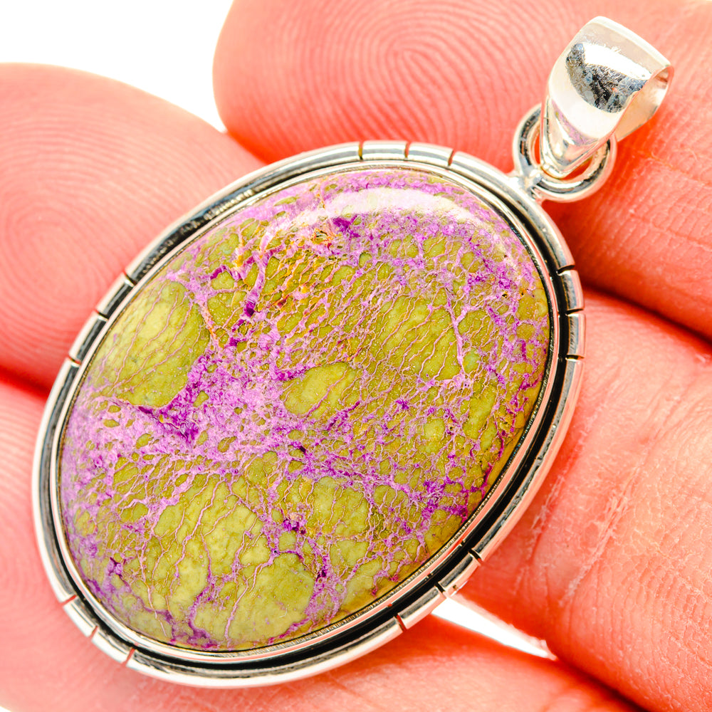 Stichtite Pendants handcrafted by Ana Silver Co - PD28983