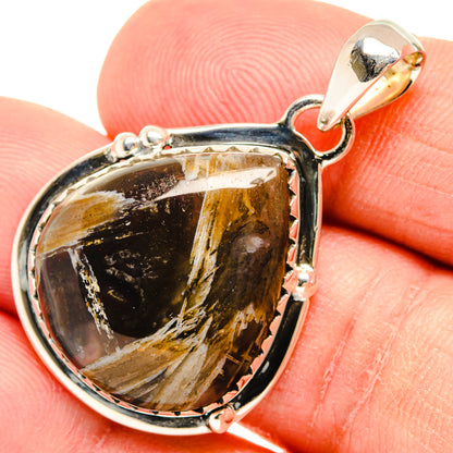 Turkish Tube Agate Pendants handcrafted by Ana Silver Co - PD29007