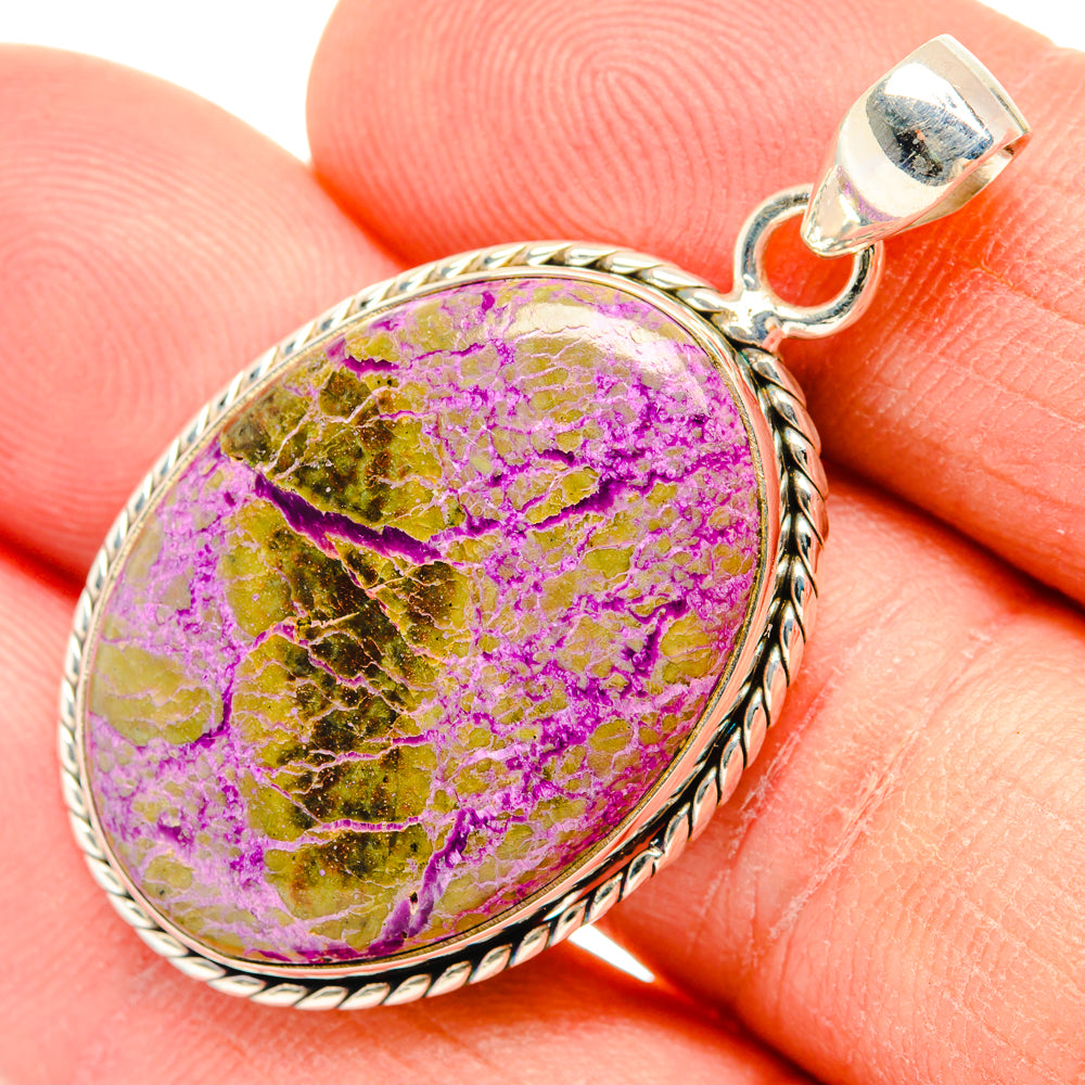 Stichtite Pendants handcrafted by Ana Silver Co - PD29024